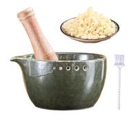 Imtrub Bol À Râper L'Ail,Accessoire de Cuisine pour Broyer et Râper les Aliments - Plat Râpe à Ail | pour Chocolat Fromage Pomme de Terre Agrumes Sauces Maison Camping Appartement Passionnés de