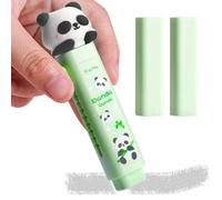 Imtrub Gomme Push Pull, gommes à crayons pour | Gommes rétractables mignonnes pour,Dessin animé mignon, pochette et recharge, design push-pull, extensible pour l'école, caoutchouc push-pull coloré,