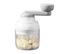 Imtrub Hachoir Manuel, 250ml Coupe Oignon Manuel avec Acier Inoxydable 3 Lames, Hachoir Multifonction pour Coupe Oignon, Ail, Légumes, Viande, Fruit