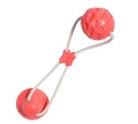 Imtrub Jouet en corde molaire pour petit chien | Jouet interactif pour chien, balle réutilisable avec corde, jouet de dentition pour chiots de petite et grande taille