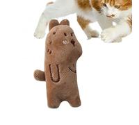 Imtrub Jouets d'à Chat pour Chat,Jouets morsures pour Chats Qui Aiment mâcher | Jouet à mâcher pour Chat Dentition interactif rempli d'à Chat Chaton Jouet Animal Doux Jouet