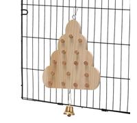 Imtrub Jouets de Perroquet pour Grands Oiseaux, Jouets d'entraînement des Oiseaux,Les Jeux de perruches résistants à l'usure Traine des Jeux de Parrot Puzzle Toys - Boîtier en Bois Small Animal
