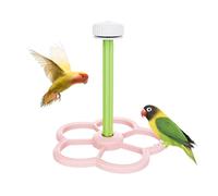 Imtrub Perchoir pour Cage Oiseau - Jouet Moulin à Vent Intelligence Perroquets | Support de Jeu-Exercice pour Cage Perruches Perroquets Conures Calopsittes Perruches Fenêtre