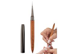 Imtrub Pinceau,Pinceaux à Ongles Pour - Pinceaux à revêtement fin pour ongles | Brosses à ongles en bois de santal pour usage domestique et Salon de manucure professionnel, détails fins, dessin fin,
