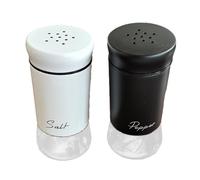 Imtrub Salière | Set d'Assaisonnement Rechargeable De Deux Pieces | Petit Distributeur d'Assaisonnement - Pour Cuisine Maison Restaurant Table Patio Dejeuner Pique-Nique Bureau Buffet