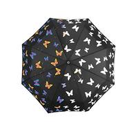 iMucci Parapluies pliants-Changement de Couleur UV 39+ Parapluie de Voyage à Ouverture