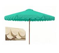 IMUNKT 210cm 250cm 270cm Parasols De Terrasse À Franges Parasol De Plage Parasol De Jardin Style Bohème Pour Exterieur Balcon Piscine(Green,210cm/7ft)