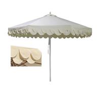 IMUNKT 210cm 250cm 270cm Parasols De Terrasse À Franges Parasol De Plage Parasol De Jardin Style Bohème Pour Exterieur Balcon Piscine(Grey,210cm/7ft)