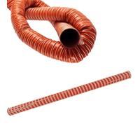 IMUNKT Conduit D'air En Silicone Rouge Flexible Pour Voiture, Longueur 0.5m 1m 3m ID 40mm, Tuyau D'admission D'air Résistant À La Chaleur, Tuyau D'aération(0.5m(1.64ft),200mm(7 9/10"))