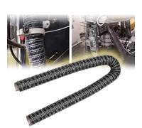 IMUNKT Noir Tuyau Flexible De Voiture Conduit D'air Tuyau D'admission Silicone 1M 2M 3M 5M 8M 10M ID 25-203 MM Tuyau D'air Industriel(2m/6.56ft,25mm-1")