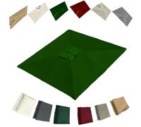 IMUNKT Parasol Déporté Carré Toile De Rechange 300x300cm 8 Baleines Auvent De Rechange Pour Parasol De Jardin Extérieur Tissu De Remplacement Imperméable(Green,4x3m (13x9.8ft))