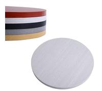 IMUNKT Plateau De Table Rond En Bois 50 60 70 80cm, Ronde Dessus De Table À Manger, Plateau Pour Table Basse Ou Jardin, Bords Polis, 16mm Épaisseur(Light grey,90cm/36in)