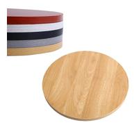 IMUNKT Plateau De Table Rond En Bois 50 60 70 80cm, Ronde Dessus De Table À Manger, Plateau Pour Table Basse Ou Jardin, Bords Polis, 16mm Épaisseur(Wood,90cm/36in)