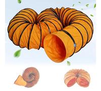 IMUNKT PVC Tuyau Evacuation Conduit De Ventilation Flexible Diamètre 150-600mm Tuyau D'air Chaud Avec Anneau En D/Cordes Réglables Tuyau De Ventilation(1m(3.3ft),300mm-12")