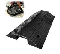 IMUNKT Rampe De Seuil De Pont, Rampe Fauteuil Roulant pour Porte, Rampe De Caoutchouc,Rampe De Trottoir pour Scooter Chariot Déambulateurs, Antidérapante, 40x40x8cm(80 * 40 * 8cm)