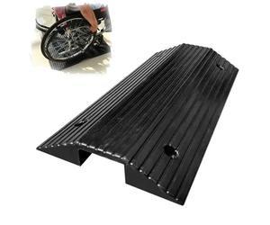 IMUNKT Rampe De Seuil De Pont, Rampe Fauteuil Roulant pour Porte, Rampe De Caoutchouc,Rampe De Trottoir pour Scooter Chariot Déambulateurs, Antidérapante, 40x40x8cm(80 * 45 * 10cm)