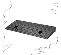 IMUNKT Rampe De Seuil pour Fauteuil Roulant, Rampe De Bordure en Caoutchouc Hauteur 3-22cm, Rampes De Trottoir Légère, Rampe D'Accès Portable pour Voiture, Scooter, Vélo(Black,50 * 13 * 4cm)