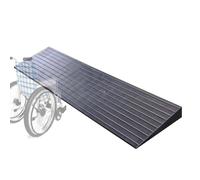 IMUNKT Rampe Fauteuil Roulant en Caoutchouc, Rampe De Seuil 3/4/5cm Haut, Rampe De Bordure De Porte/Entrée/Marches, pour Scooter Électrique Poussette Déambulateu (80 * 22 * 5cm)