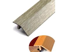 IMUNKT Rampes De Seuil en PVC, 90/120cm Barre De Seuil De Porte, Bande De Transition Au Sol/Carrelage/Moquette/Bois, Profils De Compensation De Réglage Hauteur 1-2cm(Navy,L90cm)