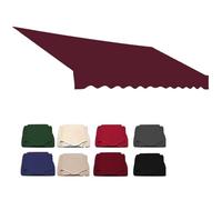 IMUNKT Tissu De Remplacement pour Auvent De Balcon 2.5m 3m 4.5m 5m 7m Toile pour Store Banne Rétractable Extérieur Toile De Remplacement pour Abri Pare-Soleil(Burgundy,7x2m/23x6.5ft)