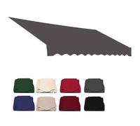 IMUNKT Tissu De Remplacement pour Auvent De Balcon 2.5m 3m 4.5m 5m 7m Toile pour Store Banne Rétractable Extérieur Toile De Remplacement pour Abri Pare-Soleil(Gray,3.5x2.5m/11.5x8ft)