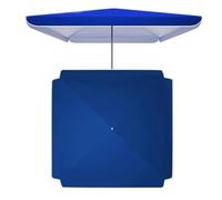 IMUNKT Toile De Rechange pour Carré Et Rectangulaire, Parasol Auvent De Rechange, Toile Extérieur pour Marché Plage Jardin (Blue, 250x250cm/8.2x8.2ft)