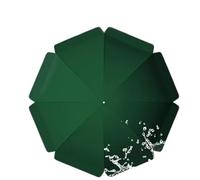 IMUNKT Toile De Rechange pour Parasol D'extérieur, Diamètre 180-300cm, 8 Baleines/10 Baleines, Tissu De Rechange Imperméable, Auvent De Remplacement pour Parasol De Table De Marché(Green,180cm(6ft)/8
