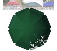 IMUNKT Toile De Rechange Pour Parasol D'extérieur, Diamètre 180-300cm, 8 Baleines/10 Baleines, Tissu De Rechange Imperméable, Auvent De Remplacement Pour Parasol De Table De Marché(Green,280cm(9.2ft)/