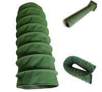 IMUNKT Tube De Ventilation Vert Pour Extracteur D'Air, Tuyau D'evacuation D'air, Tuyau Flexible Résistant Aux Hautes Températures, 1m 2m 5m Longueur(L 1m(3.28ft),ID555mm(21 7/8"))