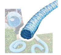 IMUNKT Tuyau De Drainage Perforé Tube Flexible Infiltration Douce 50mm, Tuyau De Drainage Pour Travaux/paysagisme, Tissu Non Tissé(L 1m/3.28ft,250mm(9 4/5"))