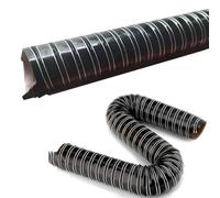 IMUNKT Tuyau Voiture Hotte Ventilation 1m 60mm Tuyau D'admission D'air Flexible Silicone Conduit D'air Résistant À Chaleur Pour Frein Voiture(3m/9.84ft,20mm-4/5")