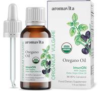 ImunON Huile d'Origan Bio - Complément d'Huile Essentielle d'Origan avec 86-90% Carvacrol et Huile d'Olive Vierge Extra - Soutien Immunitaire et Digestif - Végan, Sans OGM, Sans Gluten - 30ml