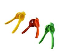 IMUSA Lot de 3 presse-agrumes citron vert, citron et orange | Finition peinte, anneaux de suspension intégrés et trous de filtrage, idéal pour limonade et margaritas