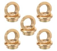 IMUSINICE 10pcs Écrous pour Mécanisme D'horloge à Quartz en Métal, Ajustement et Connexion Sécurisée pour Horloge Murale sans Cadre et Horloge Suspendue