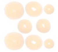 IMUSINICE Accessoires de Coiffure Chignon 8 Pièces en Fil de Nylon Beige, Faciles à Utiliser pour Créer des Chignons Élégants, pour Salon de Coiffure et Danse