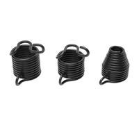IMUSINICE Accessoires pour Burins Pneumatiques Ressort en Acier Noir, Pack de 3 Pièces, Léger Marteau Pneumatique de 150 à 250 Mm