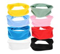 IMUSINICE Bandeaux de Sport Bandeaux Créatifs et Attractifs et en Coton Respirant et Absorbant la Sueur Lot de 8 pour Femmes Yoga L'entraînement