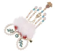 IMUSINICE Barrette pour Cheveux Petit Lion un Style Chinois Décoration en Pompon, Peluche Douce et Confortable, pour Diverses Occasions Festives