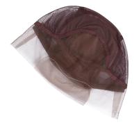 IMUSINICE Bonnet et Sangles Réglables Dentelle Frontale de Postiche Marron en Maille Robuste et Confortable pour Cheveux et Bouclés