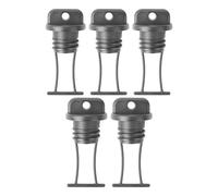 IMUSINICE Bouchon Fileté pour Kayak Noir en Nylon, Kit de 5 Pièces Joint D'étanchéité, pour Drain D'évacuation Lors de Fête Estivale en Canoë ou Dériveur Plusieurs Styles