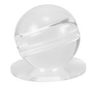 IMUSINICE Boule D'entraînement en Résine Transparente pour Billard et Snooker, Améliore la Technique Mouvement Queue, Diamètre Trou 16mm, Outil de Précision pour Jeux de Billard