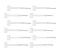 IMUSINICE Brosse de Remplacement pour Vernis à Ongles Liquide Blanc en Plastique, 250 Pièces, Facile à Utiliser, Améliore L'efficacité, pour Usage Professionnel et Personnel