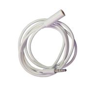 IMUSINICE Câble D'extension pour Écouteurs Jack 3,5 Mm Blanc en Pvc Son Stéréo et Résistance la Connexion, pour Partager Films et Jeux sur Lecteurs Média