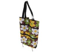 IMUSINICE Chariot de Courses pour Pliant en Tissu Oxford Courses à roulettes 30l Poignées Solides Pratiques Activités Extérieures