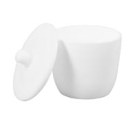 IMUSINICE Creuset de Laboratoire Résistant aux Températures avec Couvercle Blanc Ptfe 30ml pour Analyse Chimique et Synthèse de Matériaux