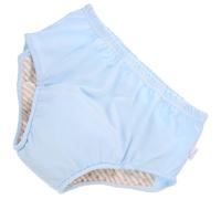 IMUSINICE Culotte D’incontinence Lavable pour Adultes, Slip Étanche en Coton 100% Pur, Taille L Bleu, Protection Réutilisable pour Fuite Urinaire Légère, Adaptée Hommes et Femmes, Confort