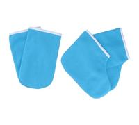 IMUSINICE Ensemble de Moufles et Chaussettes en Coton pour Thérapie la Cire de Paraffine, Faciles à Enfiler, Gardant la Chaleur, pour Soins des Mains et Pieds à Domicile