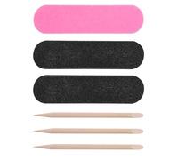 IMUSINICE Kit Manucure Ongle Complet 200 Pièces de Limes à Ongles en Bois et Bâtons Coupe Cuticule pour Soin Précis et Naturel