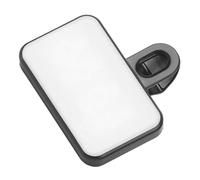 IMUSINICE Lampe à Selfie Portable LED Noire en Abs, Alimentation USB 150ma, Éclairage Vidéo Compact pour Conférences en Ligne et Streaming