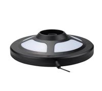 IMUSINICE Lampe de Camping Éclairage Lumineux LED Camping Noire Multifonctionnelle en Abs pour Parasol, Usage Extérieur et Intérieur Maison